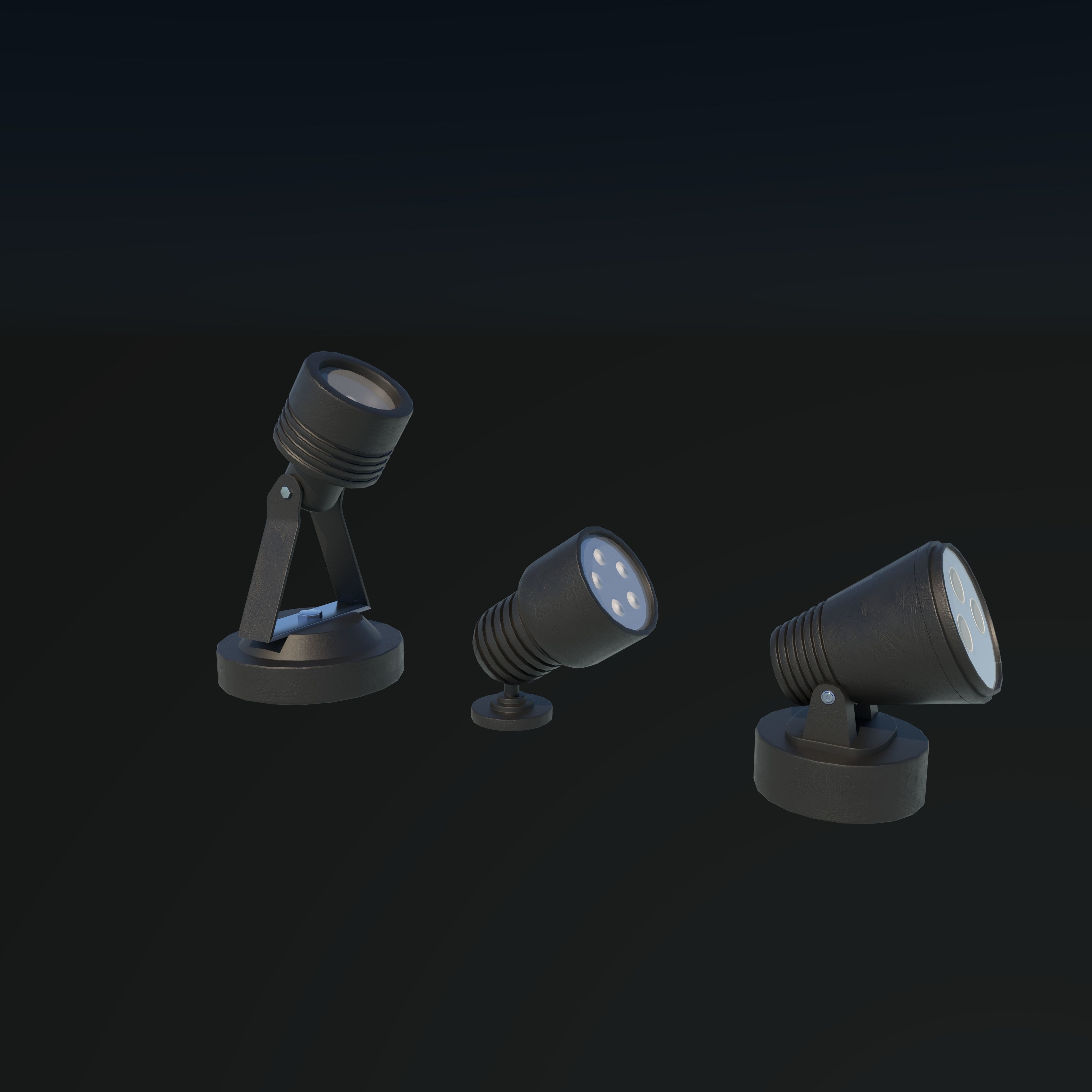 Spot Light  3D model_4