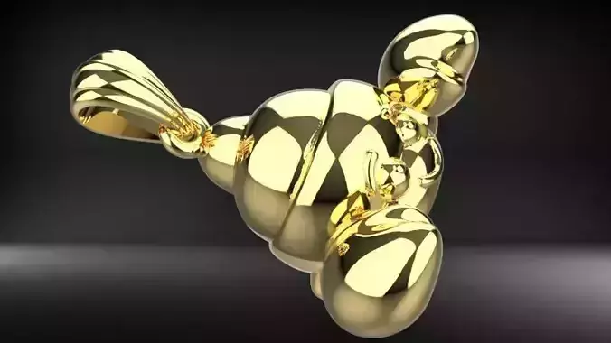 Happy Hermit Crab Pendant Necklace Charm Bracelet Jewelry 3D print model