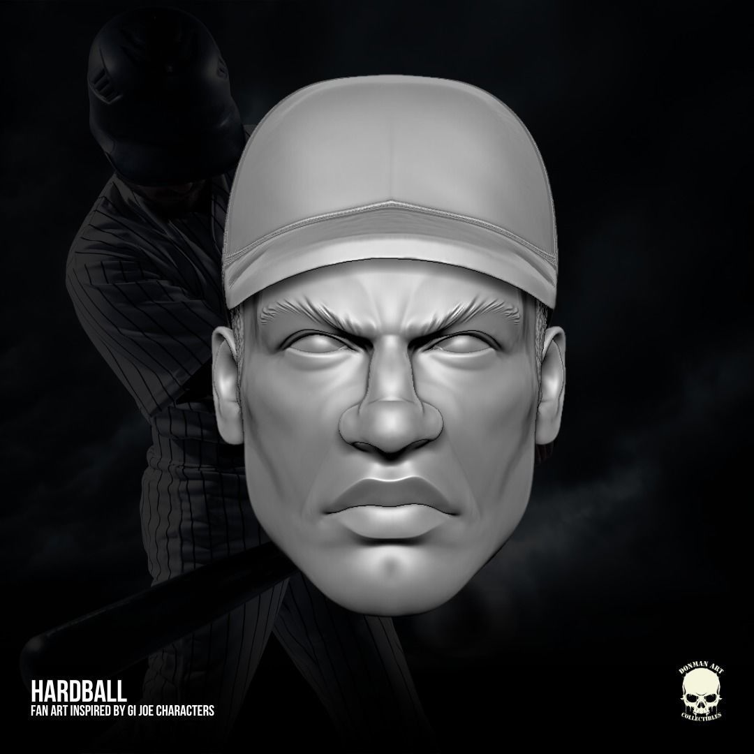Hardball GI Joe Fan Art kit3D printable File For Action Figures 3D print model_19