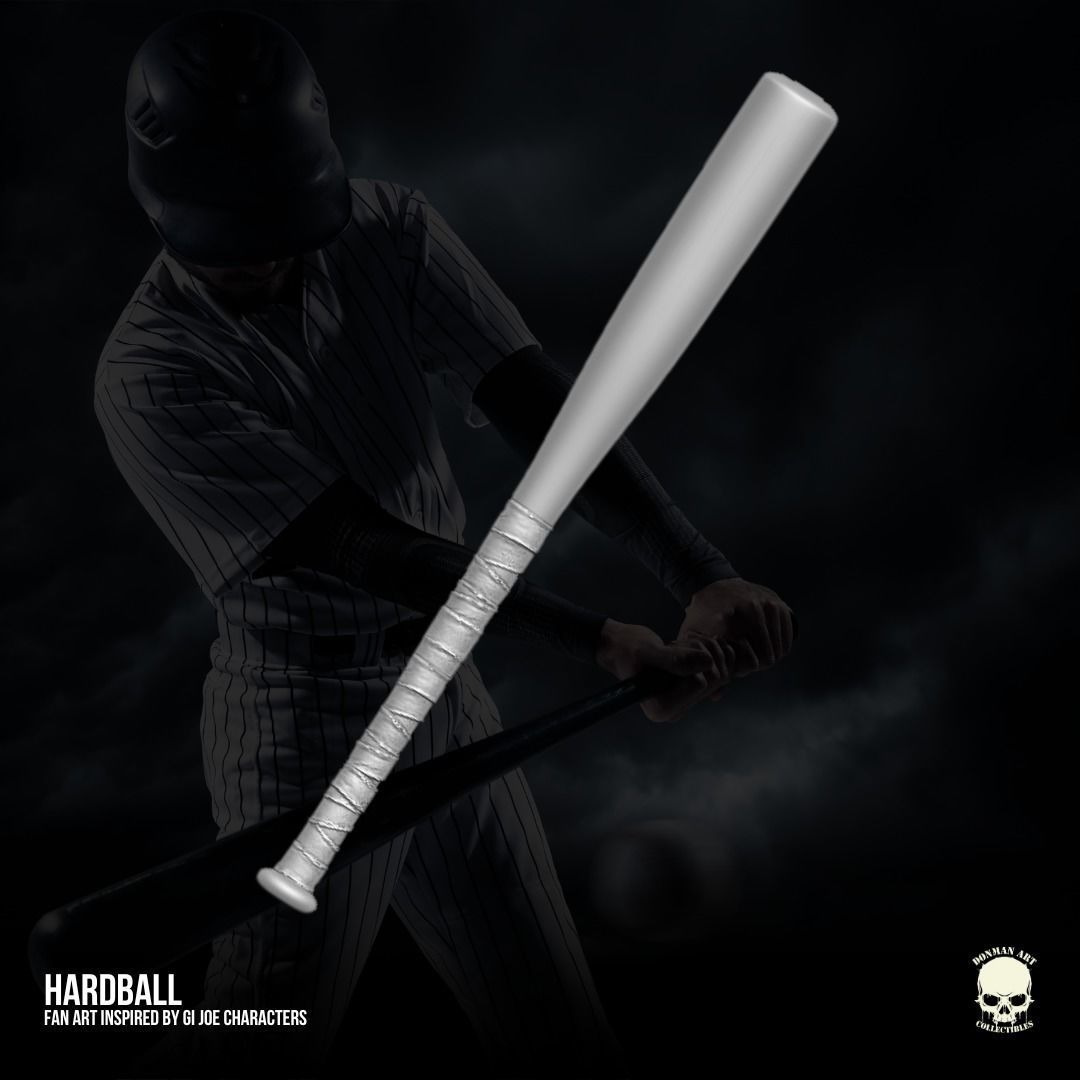 Hardball GI Joe Fan Art kit3D printable File For Action Figures 3D print model_6