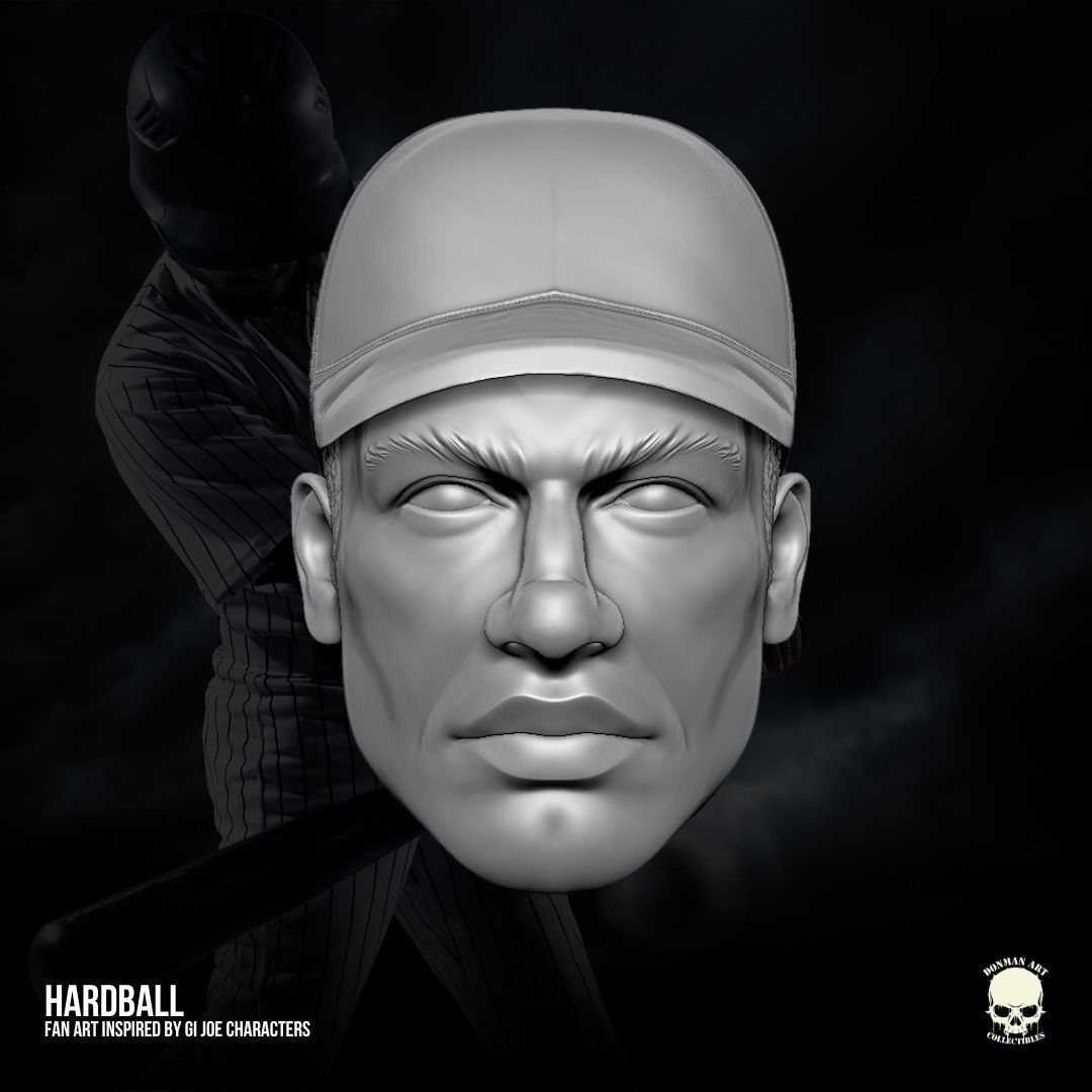Hardball GI Joe Fan Art kit3D printable File For Action Figures 3D print model_9