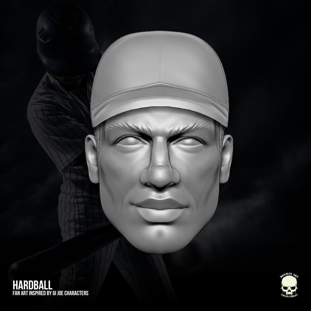 Hardball GI Joe Fan Art kit3D printable File For Action Figures 3D print model_8