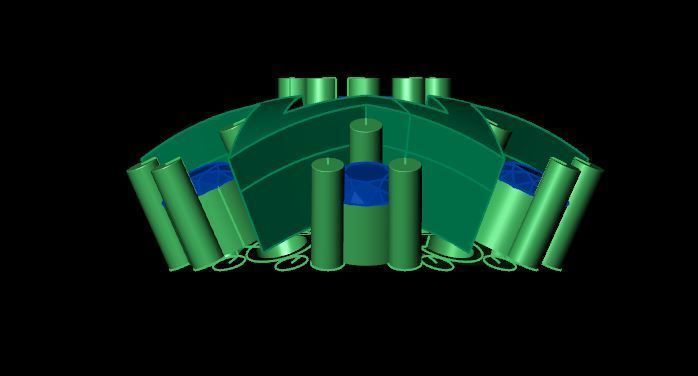star desing nose pin for daimonds 3D print model_10