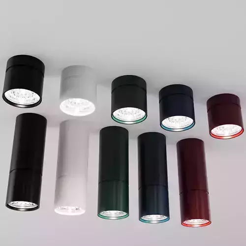 Cylindrical lamp 3D model