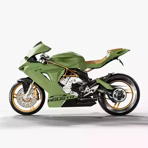 Motorcycle MV Agusta F3 Army Super Bike High Quality