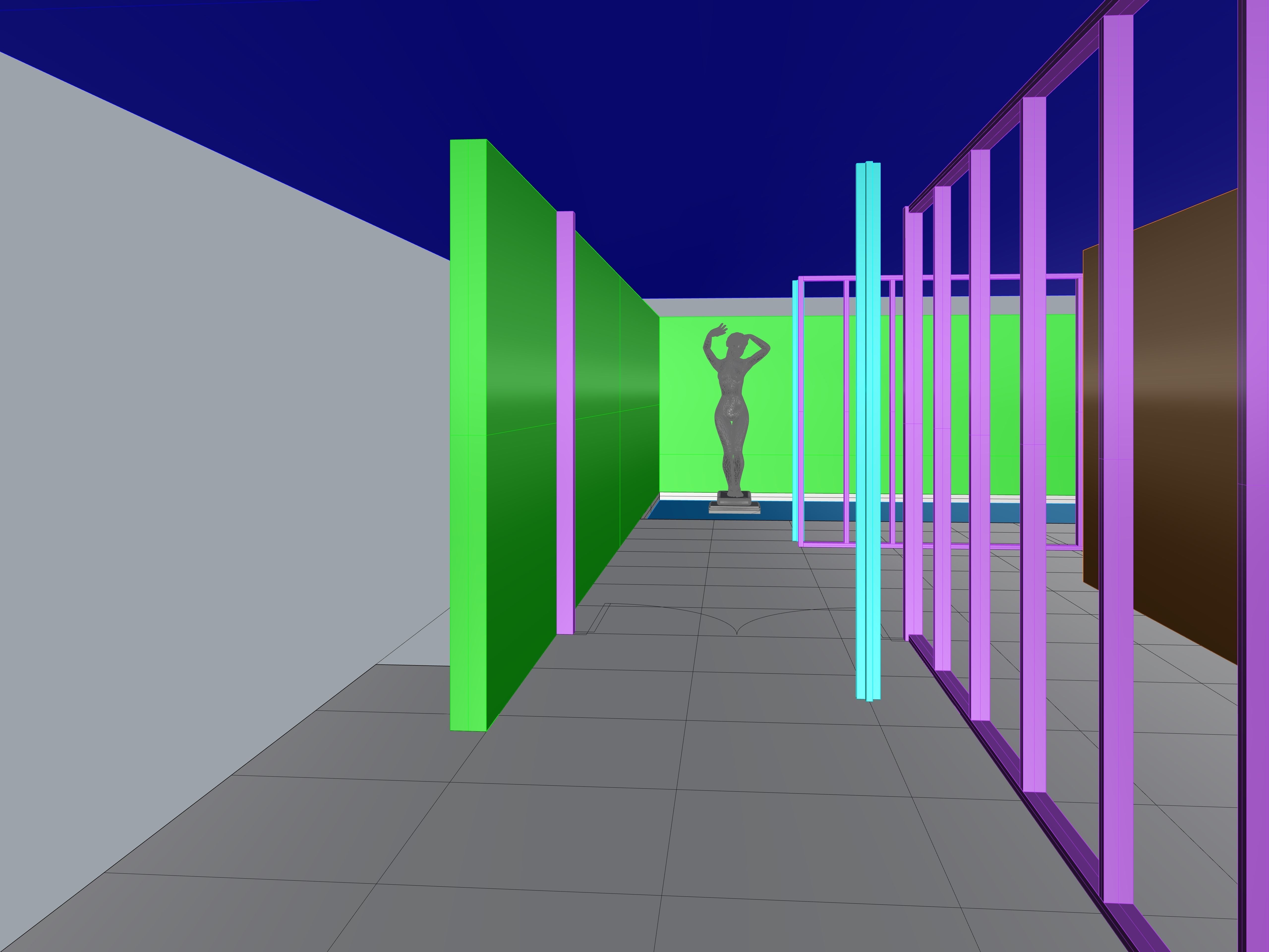 Barcelona Pavilion - Mies van der Rohe 3D model_3