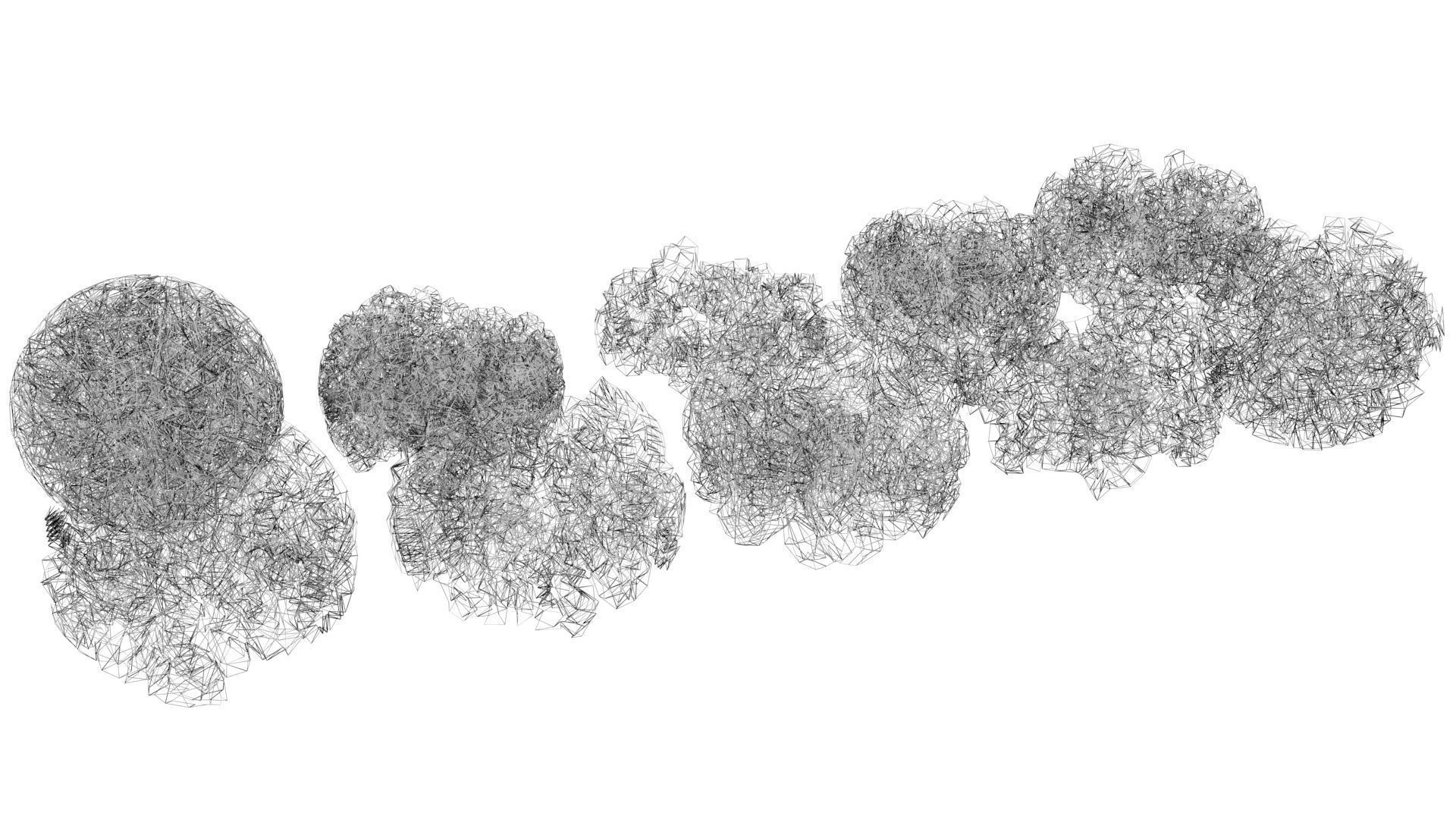 Crumpled Papers Set 3D model_13