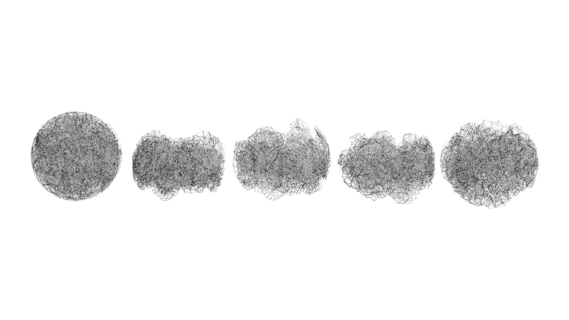 Crumpled Papers Set 3D model_20