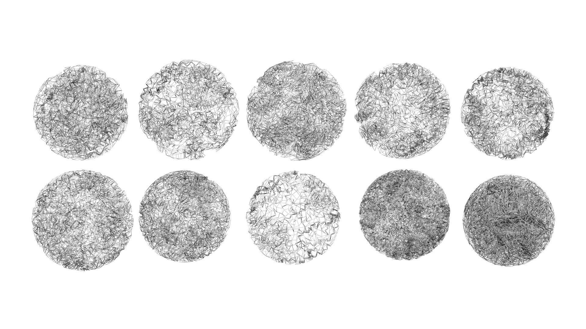 Crumpled Papers Set 3D model_16