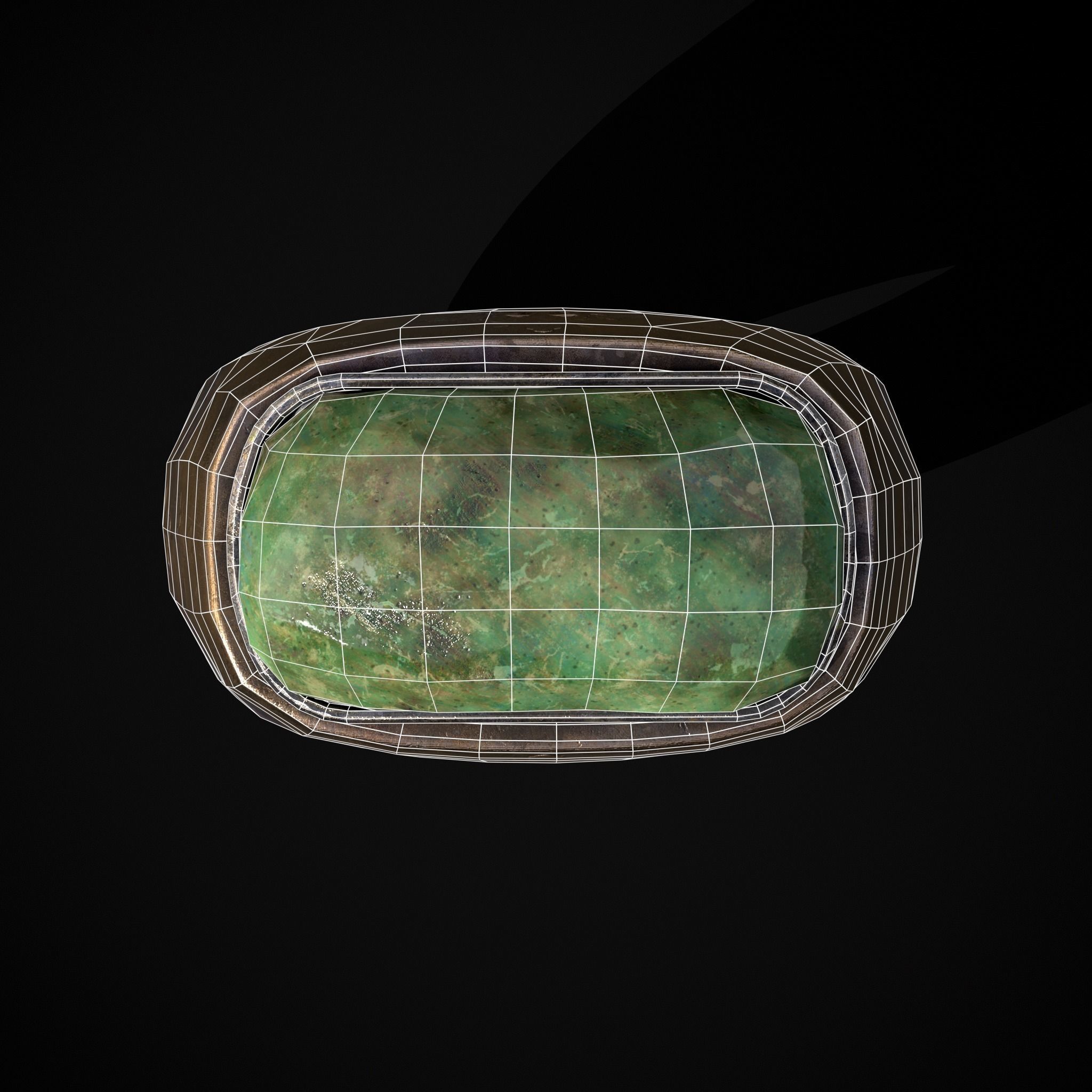 Jade Signet Ring Low-poly 3D model_12