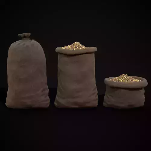 Burlap Sacks of Oats