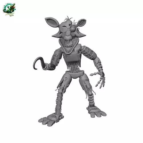 Withered Foxy 3D print model