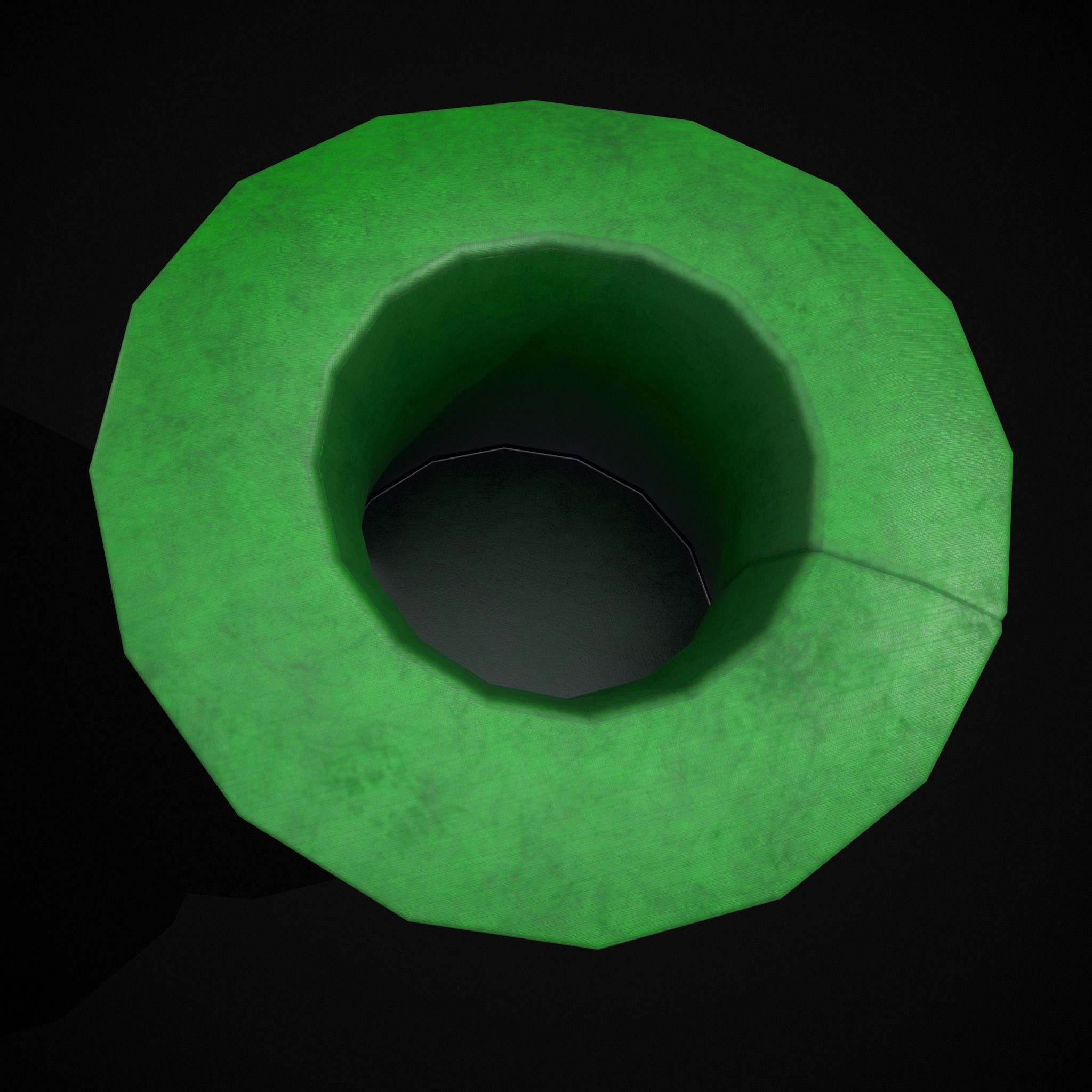 St Patricks Top Hat Low-poly 3D model_19