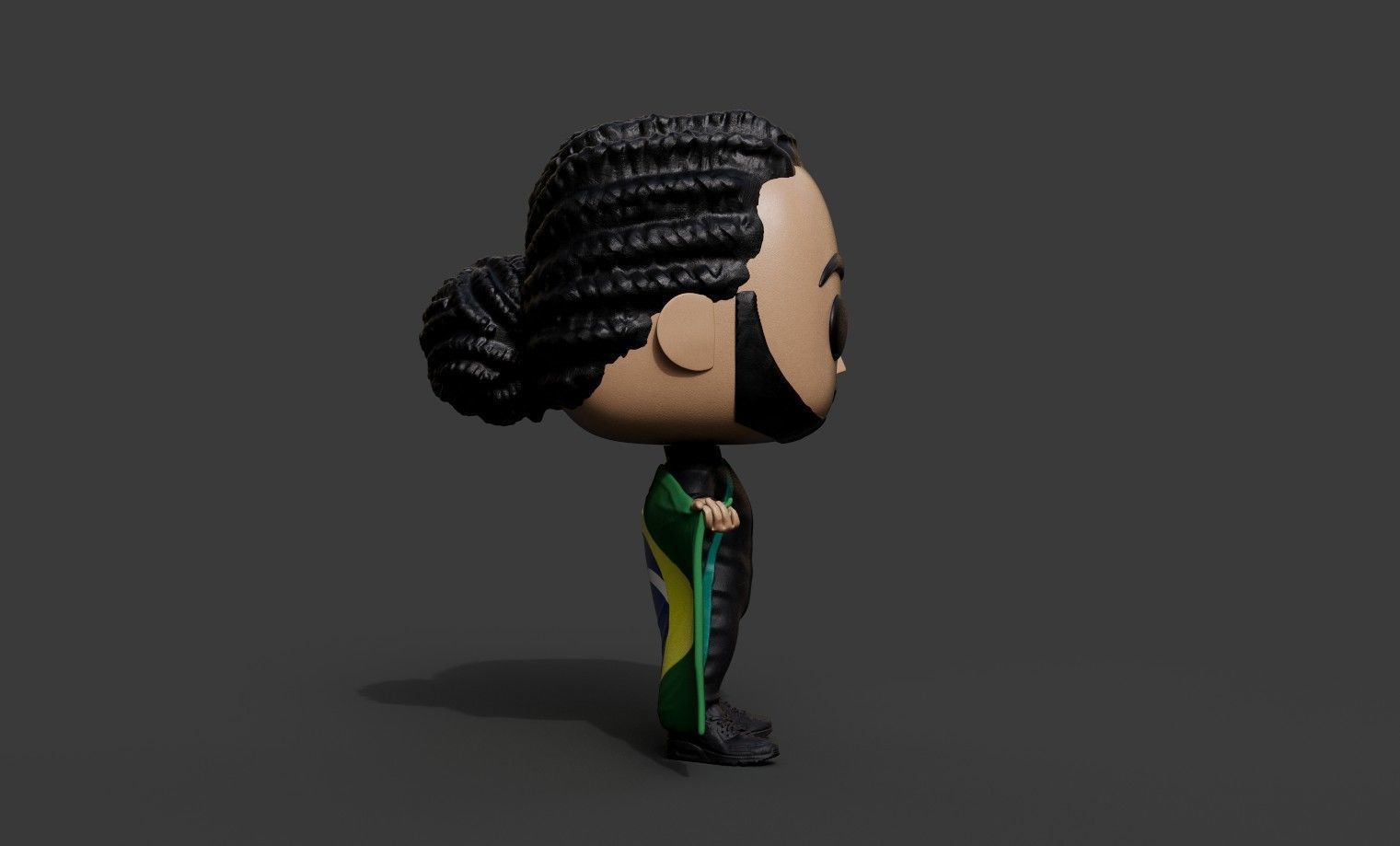 F1 Lewis Hamilton GP Brazil Custom Funko Pop 3D print model_1