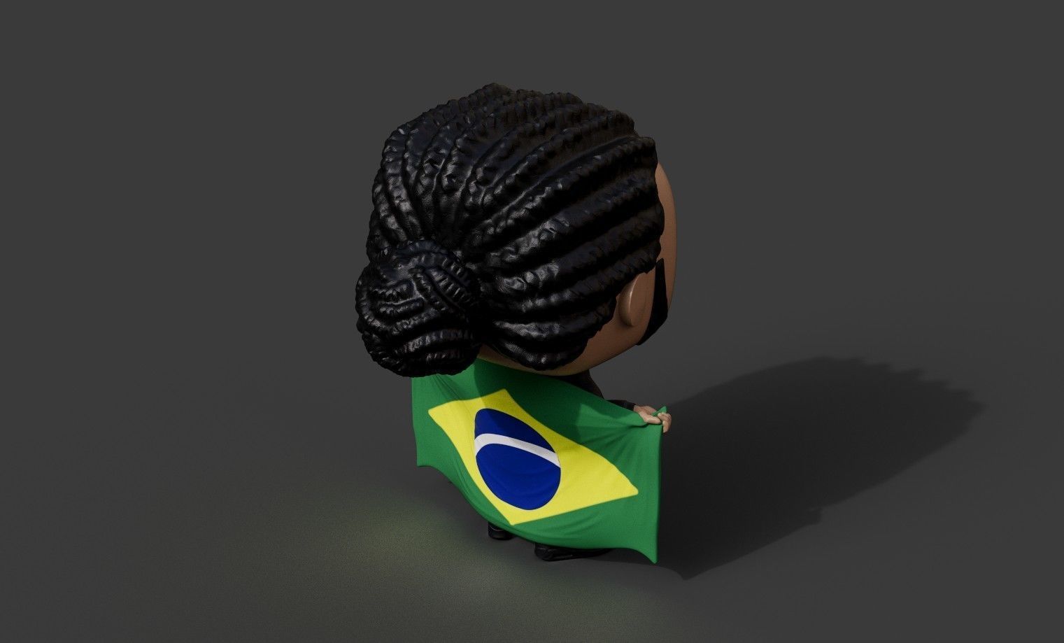 F1 Lewis Hamilton GP Brazil Custom Funko Pop 3D print model_5