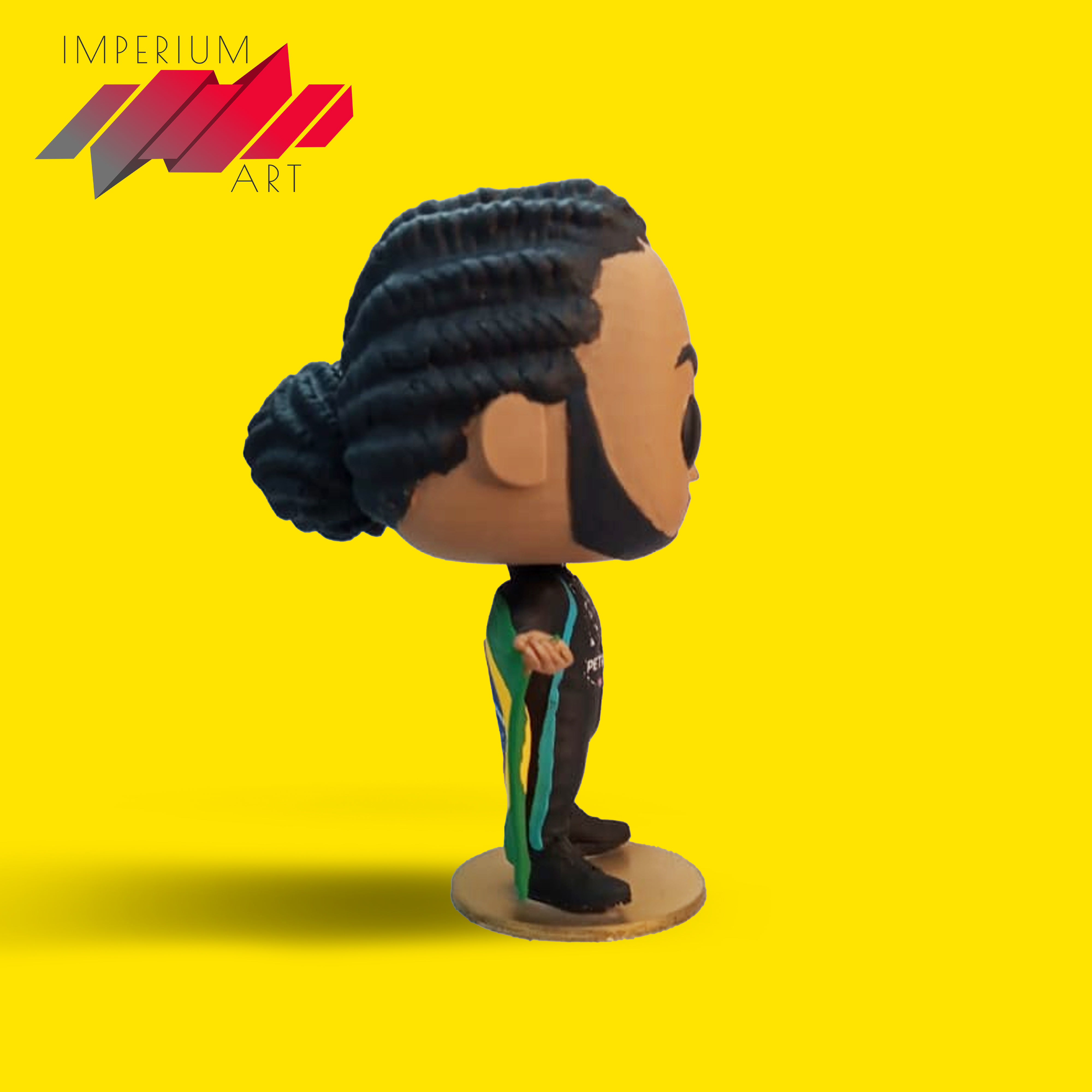 F1 Lewis Hamilton GP Brazil Custom Funko Pop 3D print model_8
