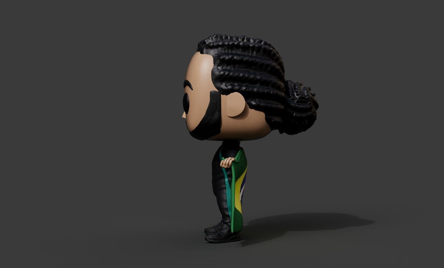 F1 Lewis Hamilton GP Brazil Custom Funko Pop 3D print model_3