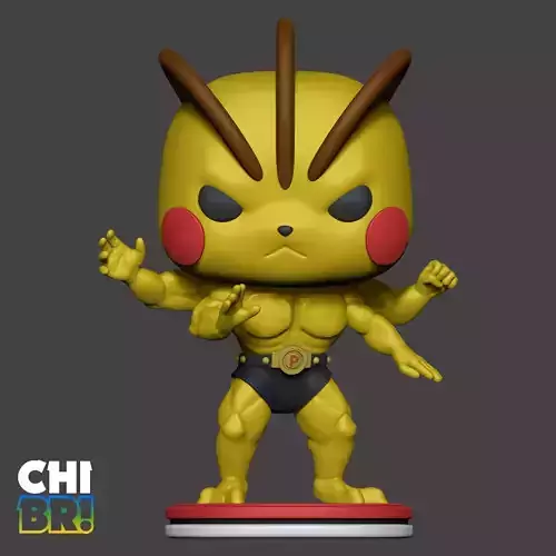Pikachamp - Machamp and Pikachu - Pokemon