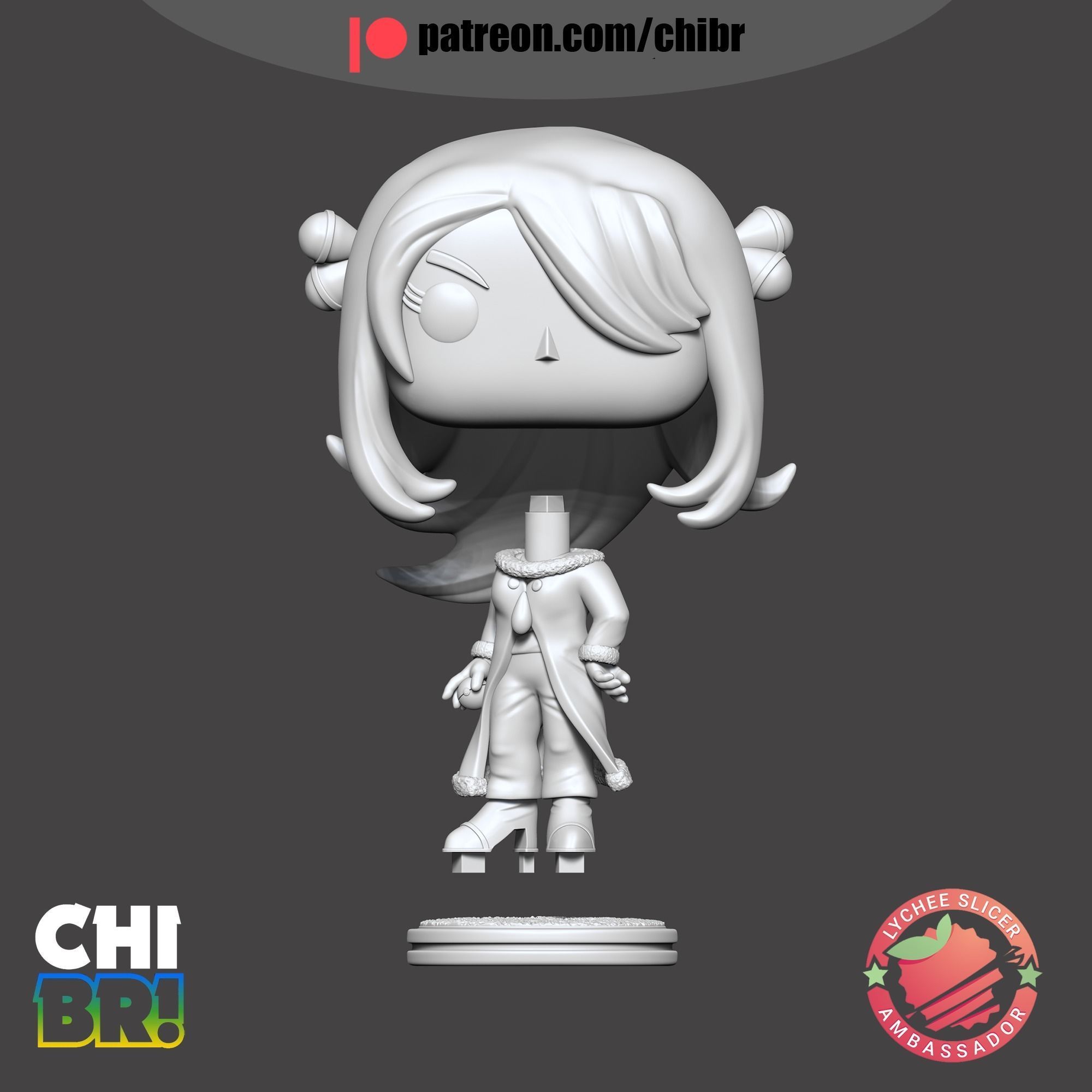 CYNTHIA and GARCHOMP - POKEMON - FUNKO 3D print model_4