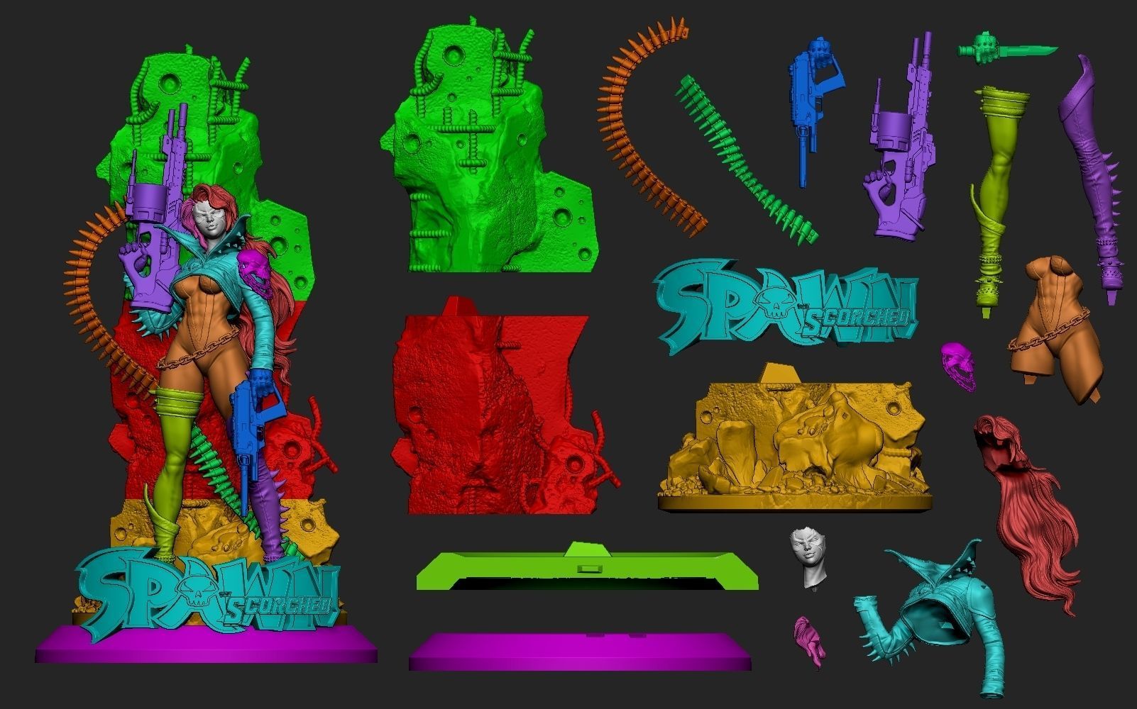 SHE SPAWN BY CREATIVE GEEK MB 3D print model_4