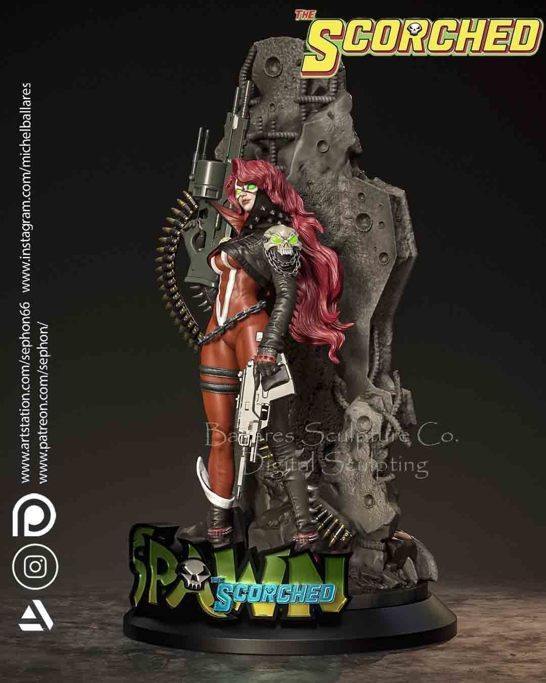 SHE SPAWN BY CREATIVE GEEK MB 3D print model_1