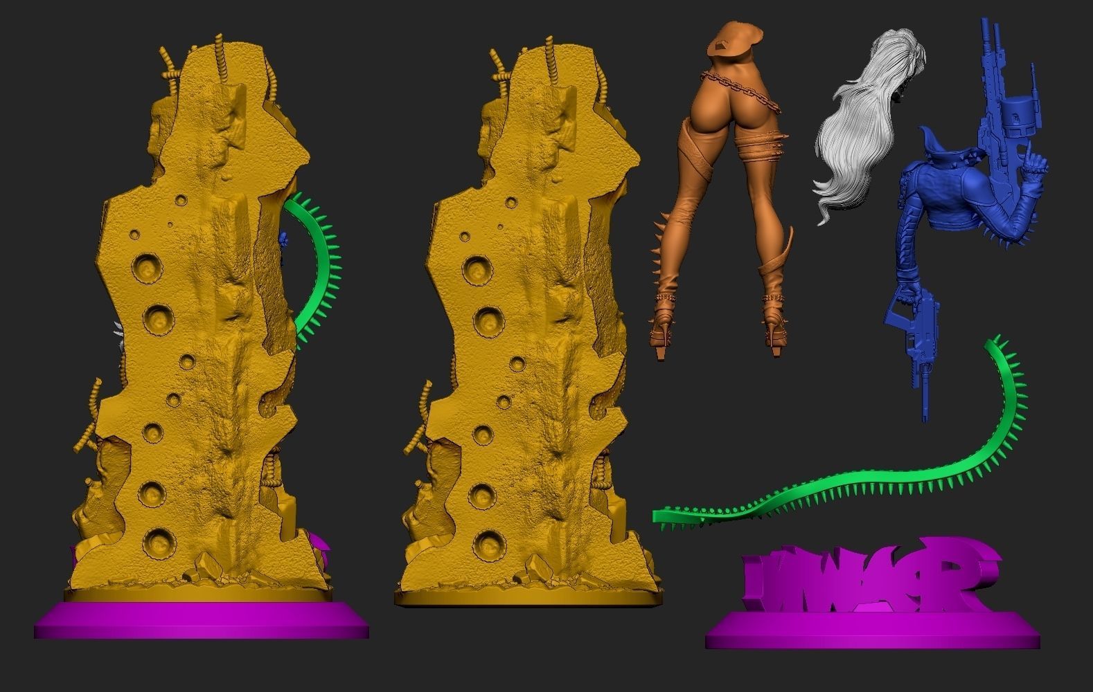 SHE SPAWN BY CREATIVE GEEK MB 3D print model_7