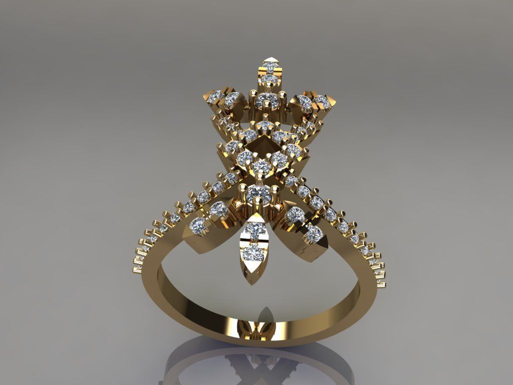 fashion ring 3D model_2