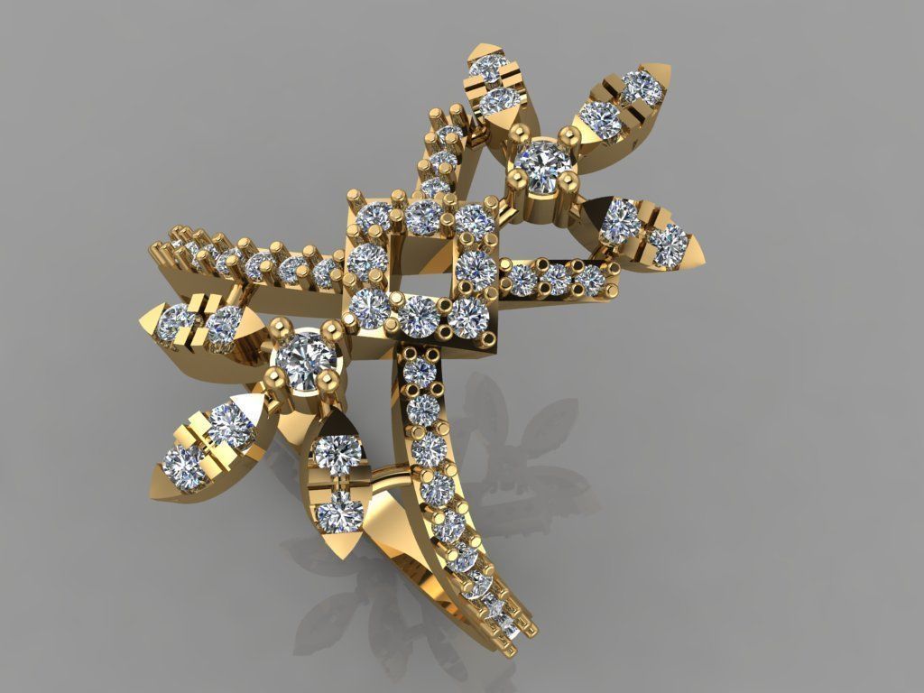 fashion ring 3D model_1