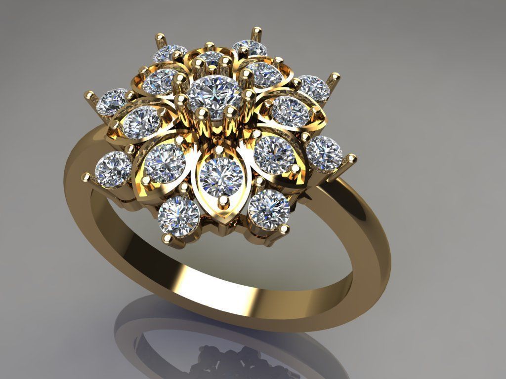 fashion ring 3D model_2