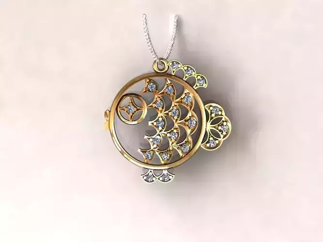 Fish pendant 23
