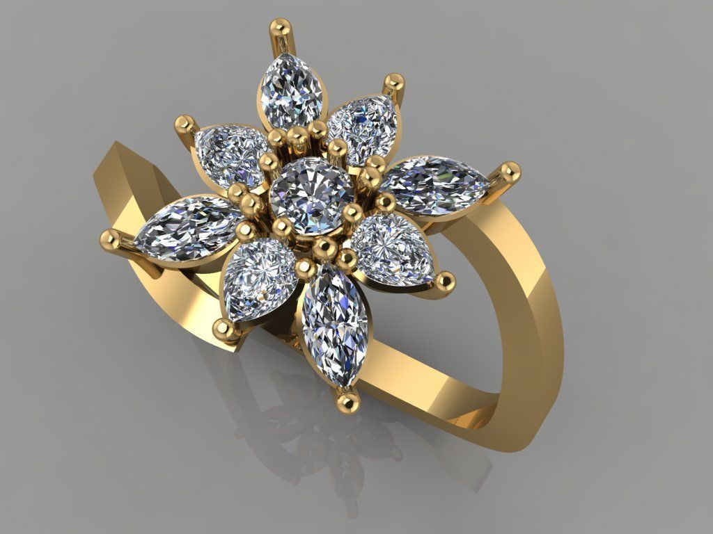 fashion ring 3D model_1