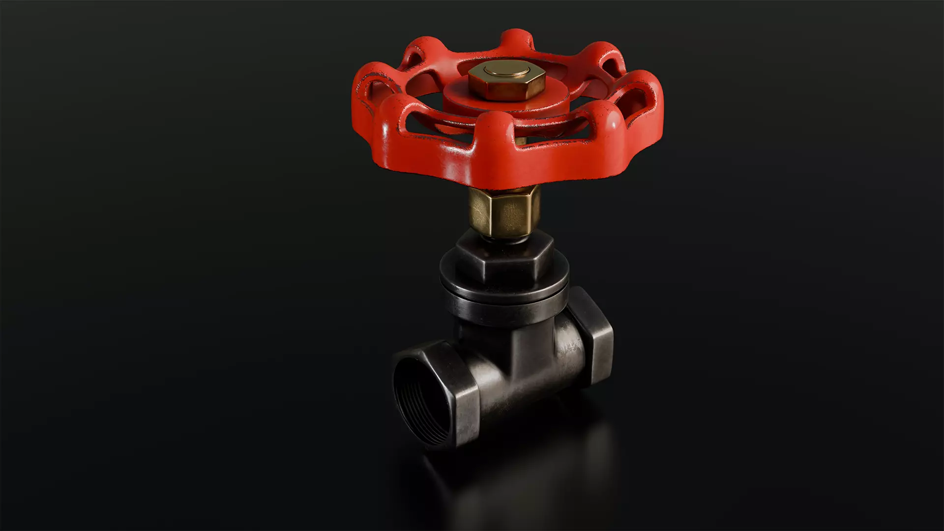 Industrial Valve 3D model_0
