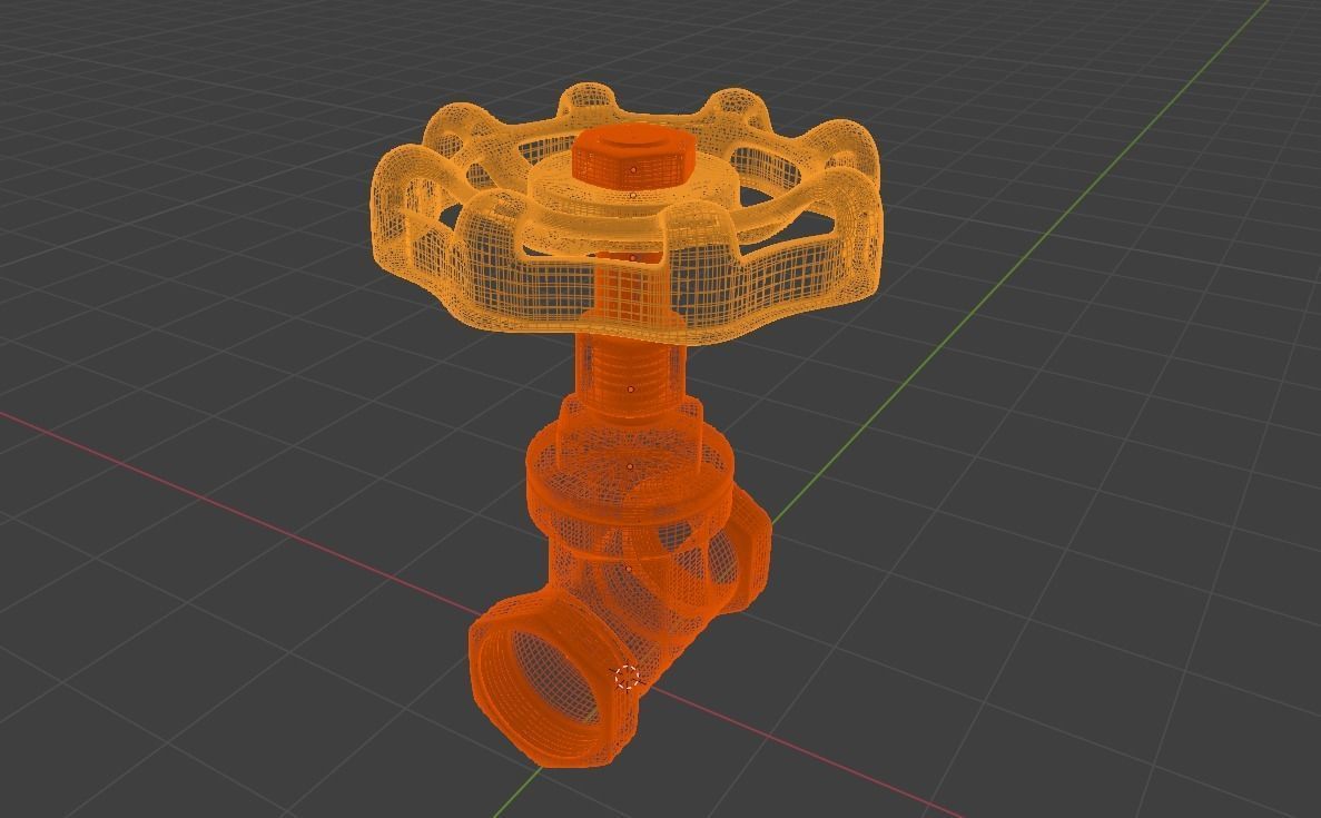 Industrial Valve 3D model_4