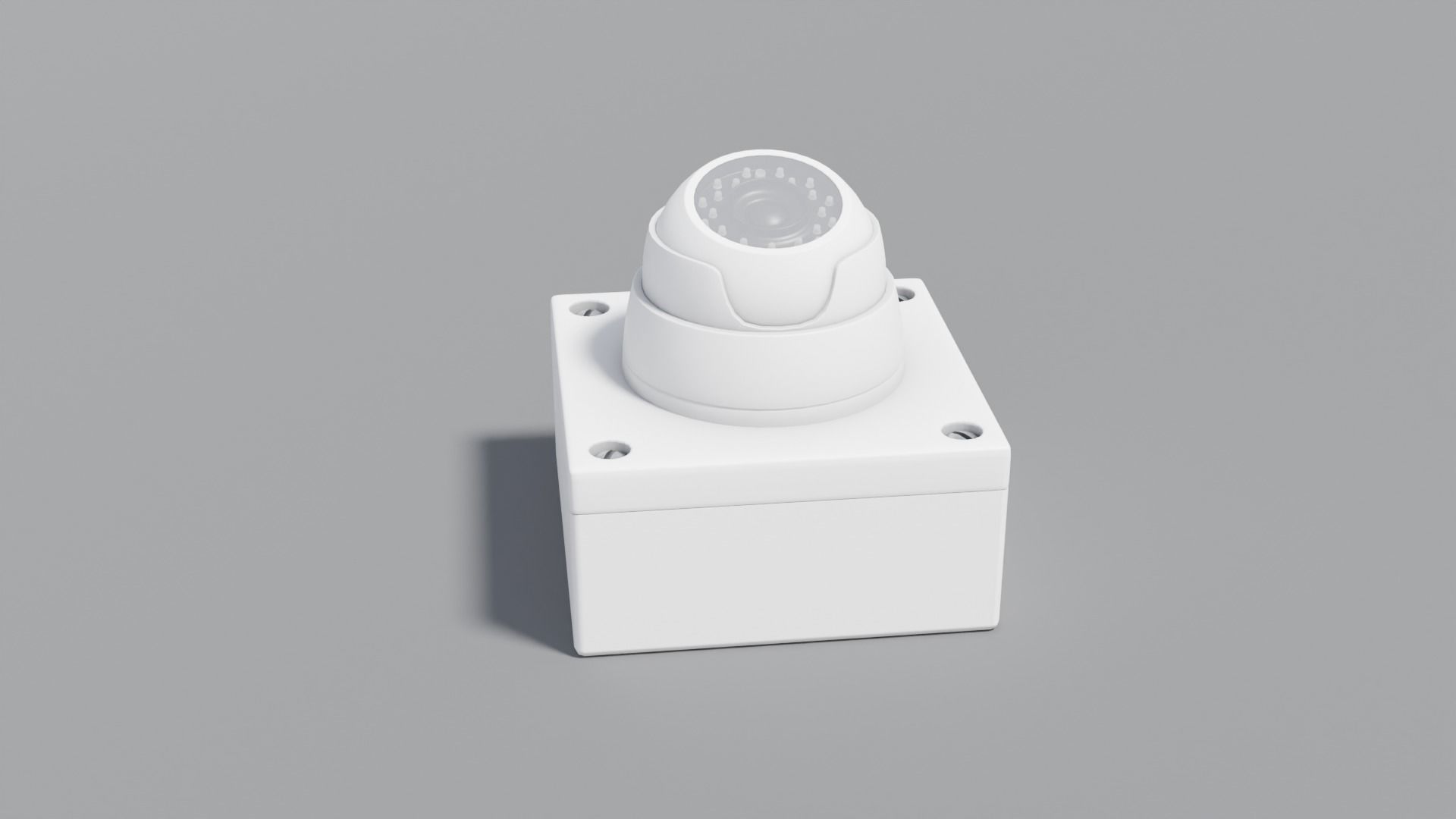 cctv camera Low-poly 3D model_1