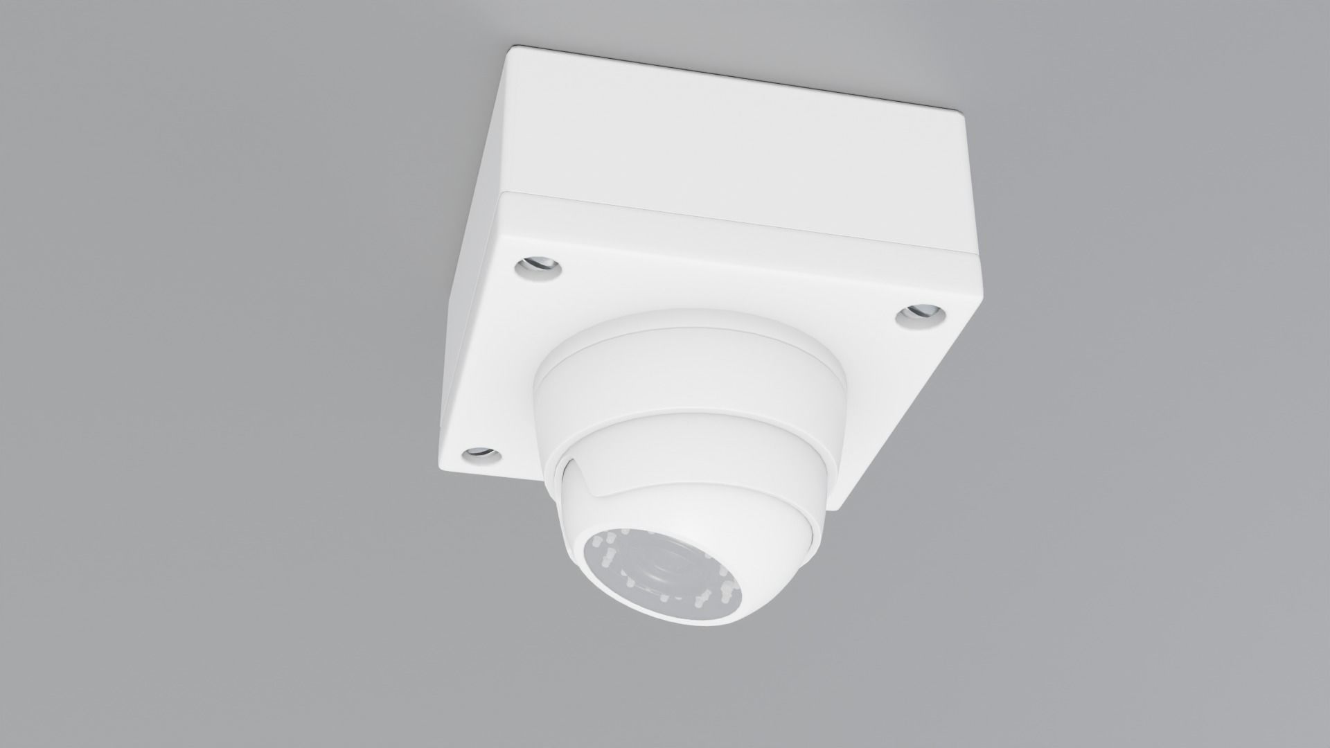 cctv camera Low-poly 3D model_5