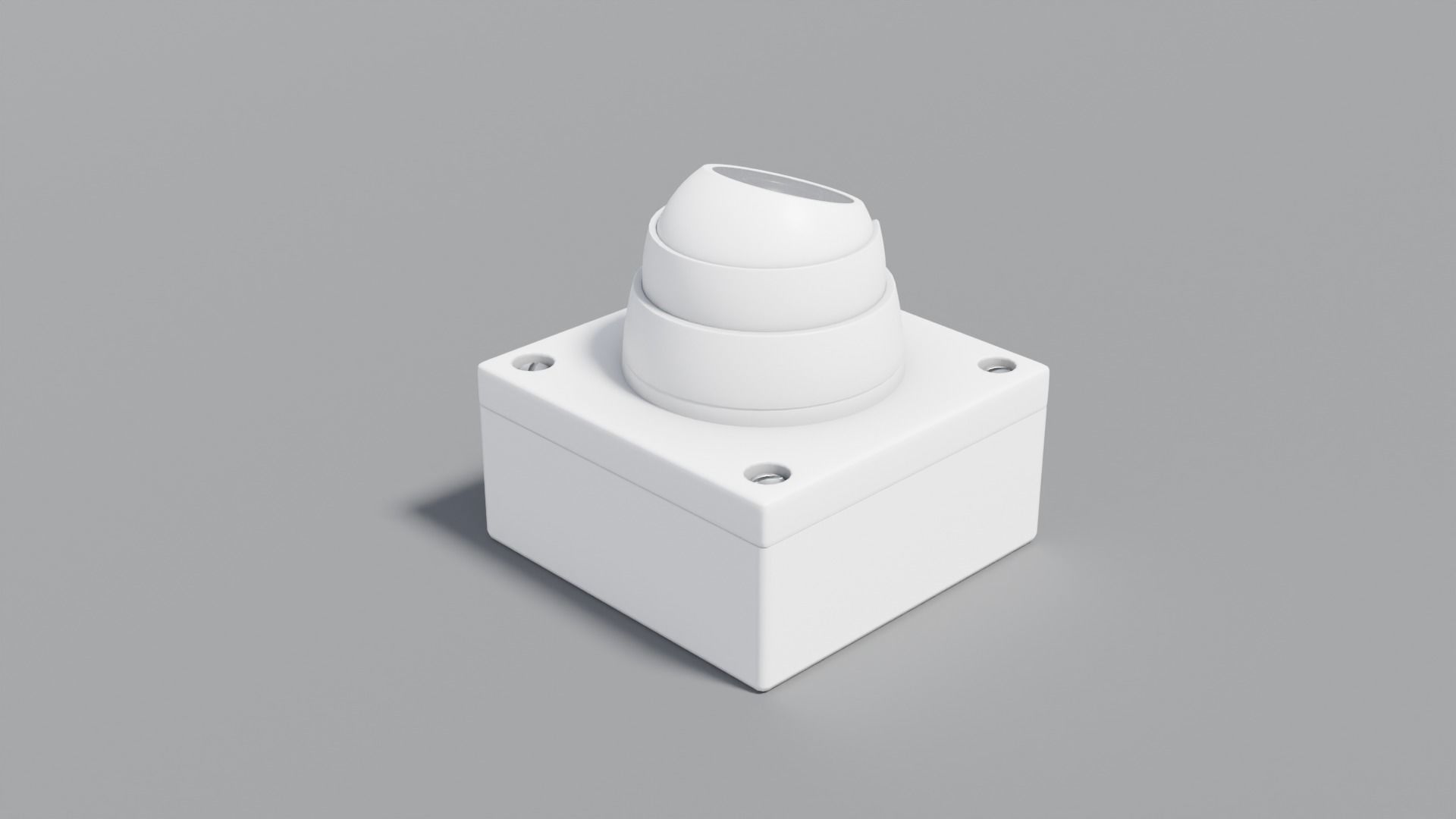 cctv camera Low-poly 3D model_3