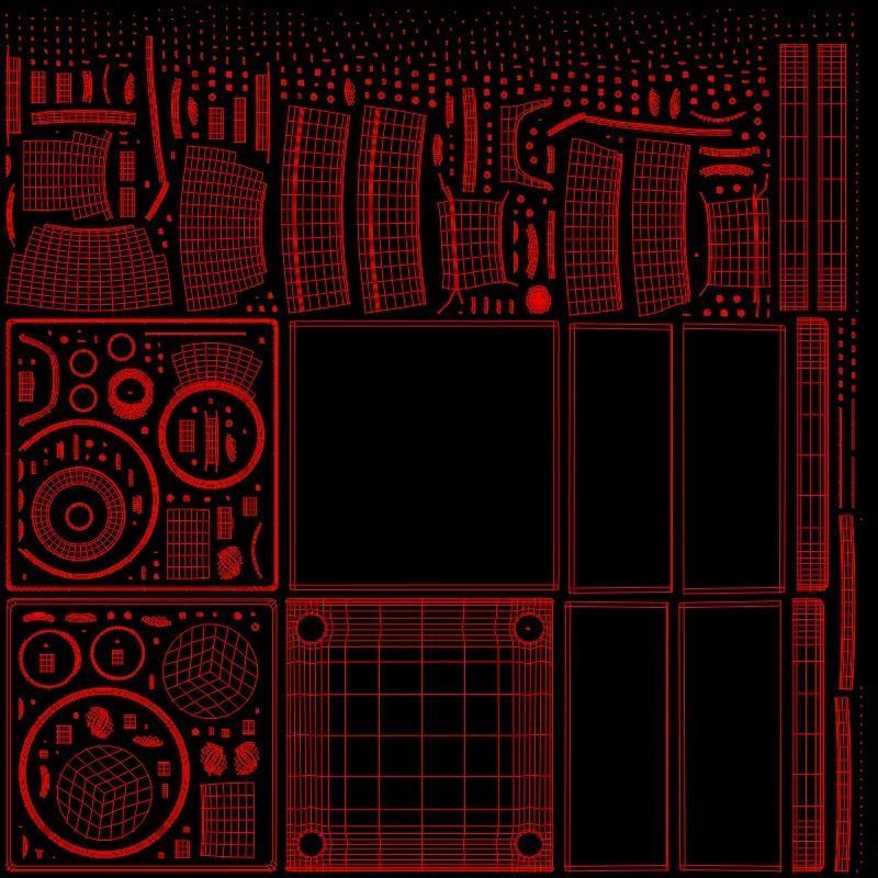 cctv camera Low-poly 3D model_8