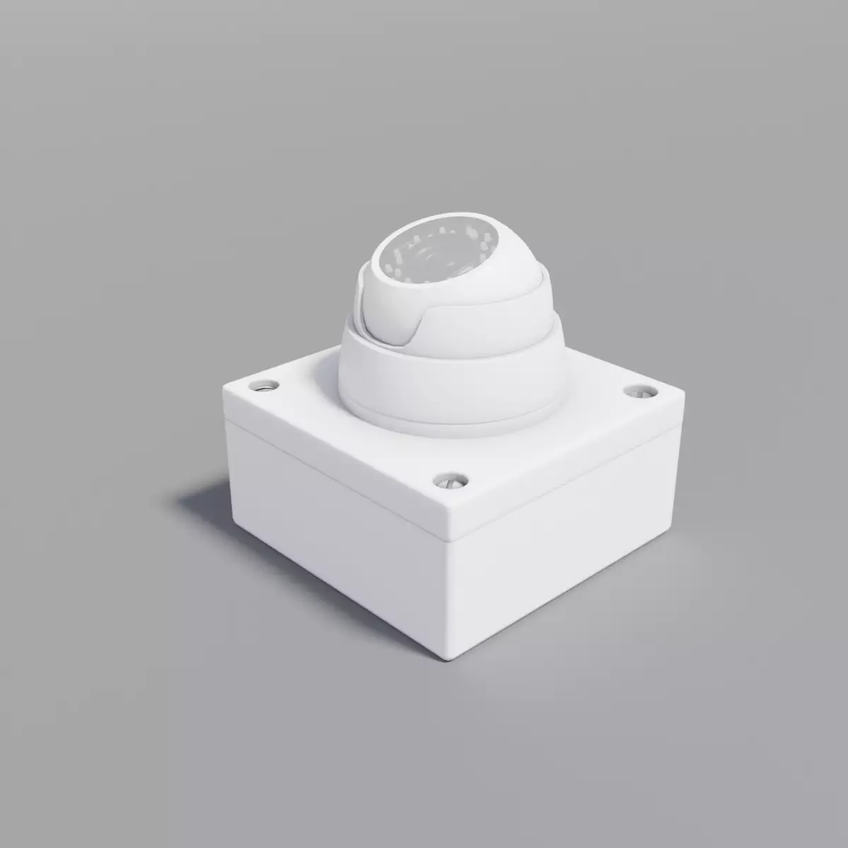 cctv camera Low-poly 3D model_0