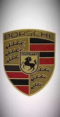 Porsche Logo 3D model