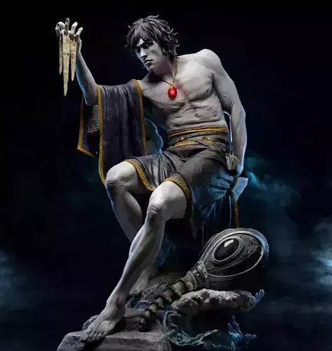 Sandman statue 3D print model