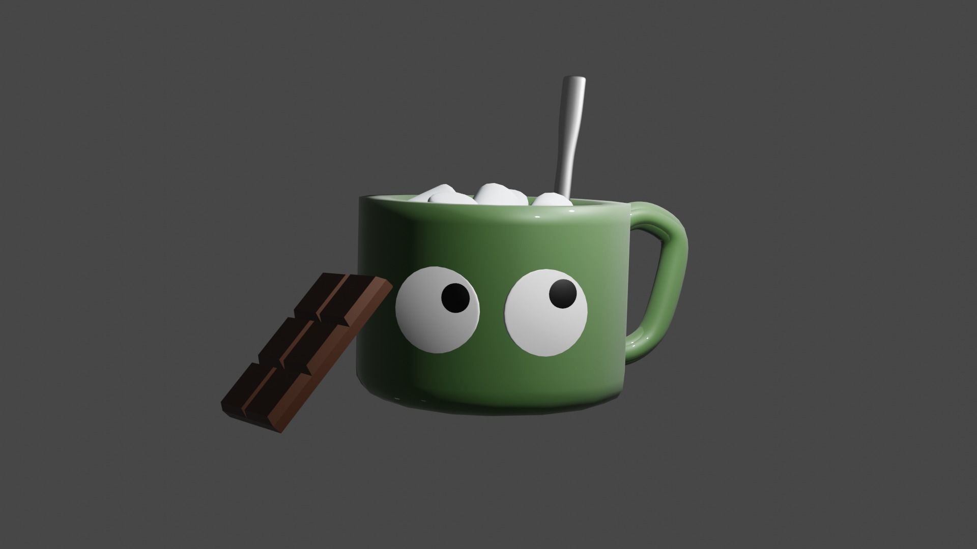 Tasse Chocolat Chaud 3D model_1