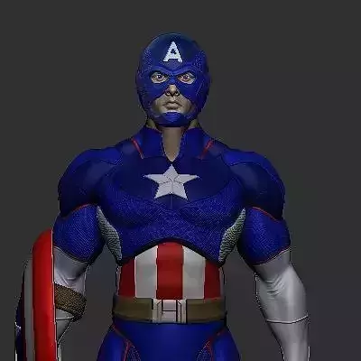 CAPTAIN AMERICA FANT ART