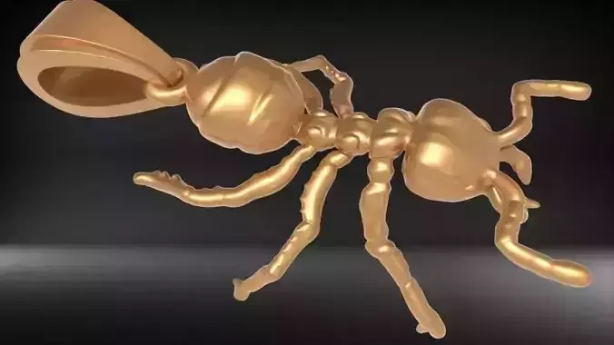 Ant Pendant Necklace Charm Bracelet Insect Jewlery