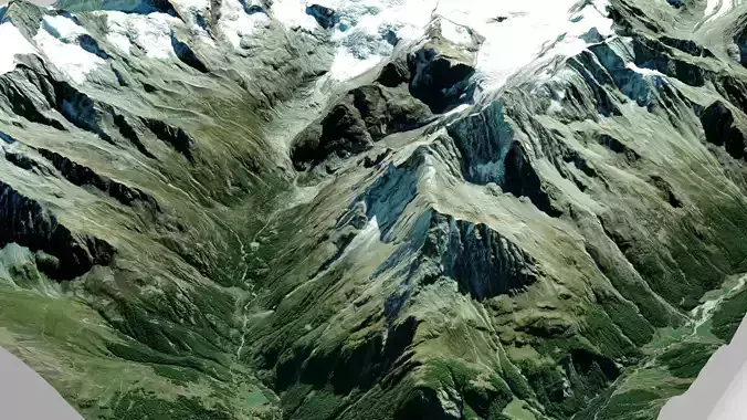 Glacier de Ferpecle and du Mont Mine Switzerland