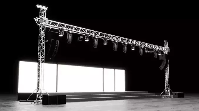 Detail Concert Stage Model