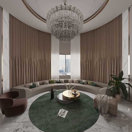 hall and dining room