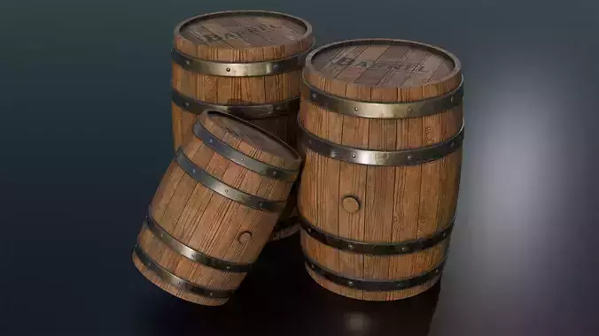 Wooden Barrel