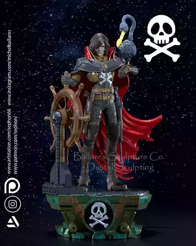 CAPTAIN HARLOCK BY CREATIVE GEEK MB 3D print model