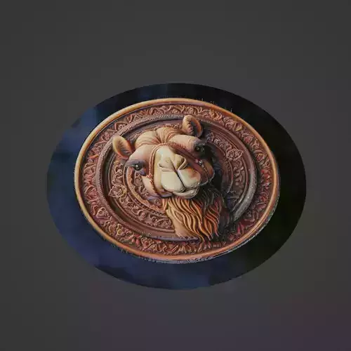 Camel Animal Medallion