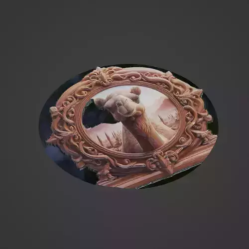 Camel Animal Medallion